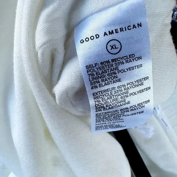 Good American Ribbed White Body Suit XL - Picture 4 of 4